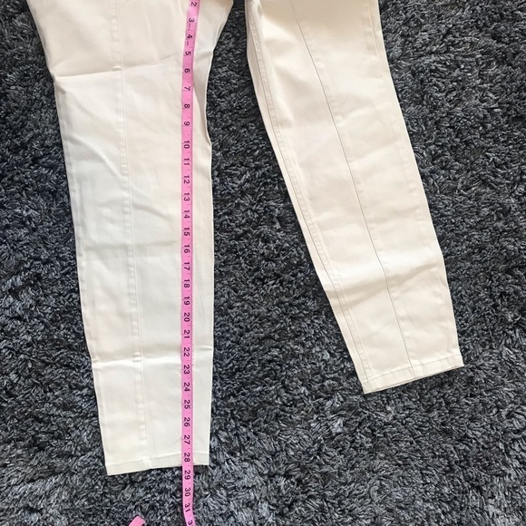 Ellos Beige Moto Jeans Pants Size 12 NWOT - Picture 8 of 16